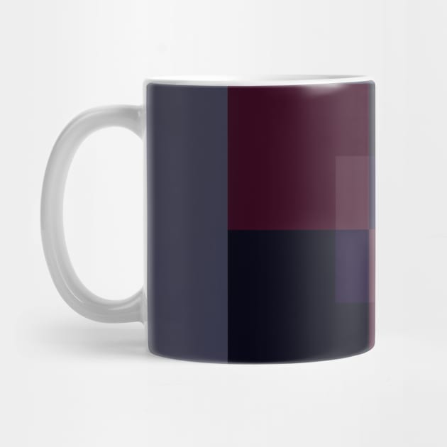 Plum Abstract Minimalist Art Print by Stonework Design Studio